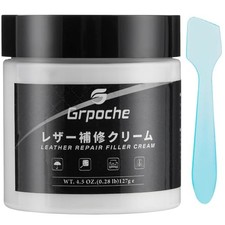 Leather Filler 4.5Oz for Filling or Repairing Holes Tears Cracks Scratches 