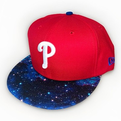 Philadelphia Phillies Realistic Blue Star Galaxy Brim 9FIFTY New Era SnapBack