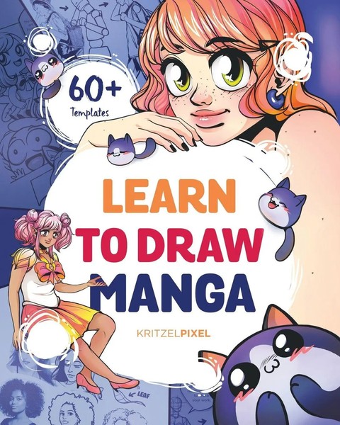 Kritzelpixel | Learn To Draw Manga | Taschenbuch | Englisch (2024) | Zeitgeist-image