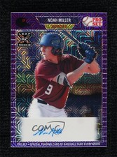 2021 Leaf Pro Set Metal 1989 Purple Mojo 8/10 Noah Miller #PA-NM2 Auto 0w7