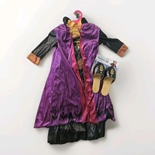 Disney Frozen 2 Girls Anna Dress Cape Shoes Halloween Costume Size Small 4-8