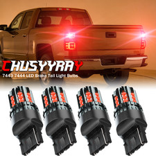 4pcs 7443 7444 Led Brake Tail Light Bulbs Red For Chevy Silverado 1500 2014-2018 4pcs 7443 7444 Led Brake Tail Light Bulbs Red For Chevy Silverado 1500 2014-2018