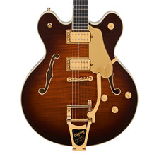 Used Gretsch Broadkaster LX Figured CB w/ String-Thru Bigsby - Havana Burst