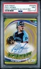2025 TOPPS FINEST MOMENTS AUTO PAUL SKENES GOLD REFRACTOR /25 FMAPS PSA 9 7103