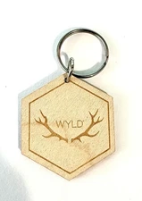 Wyld Wooden Keychain- Cannabis, Edibles , Collectable, Antlers , 420