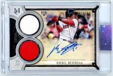 2018 Topps Museum - Rafael Devers RC AUTO Dual Game Used Patch /199 Red Sox