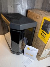 HYTE Y60 Mid Tower Case Black with Official Hyte LCD Screen Installed 