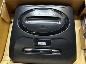 Sega Genesis Model 2 System In Original Box In Great Working Condition & Sonic 2