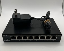 D-Link DGS-108 Unmanaged Ethernet Switch 8-Port Gigabit