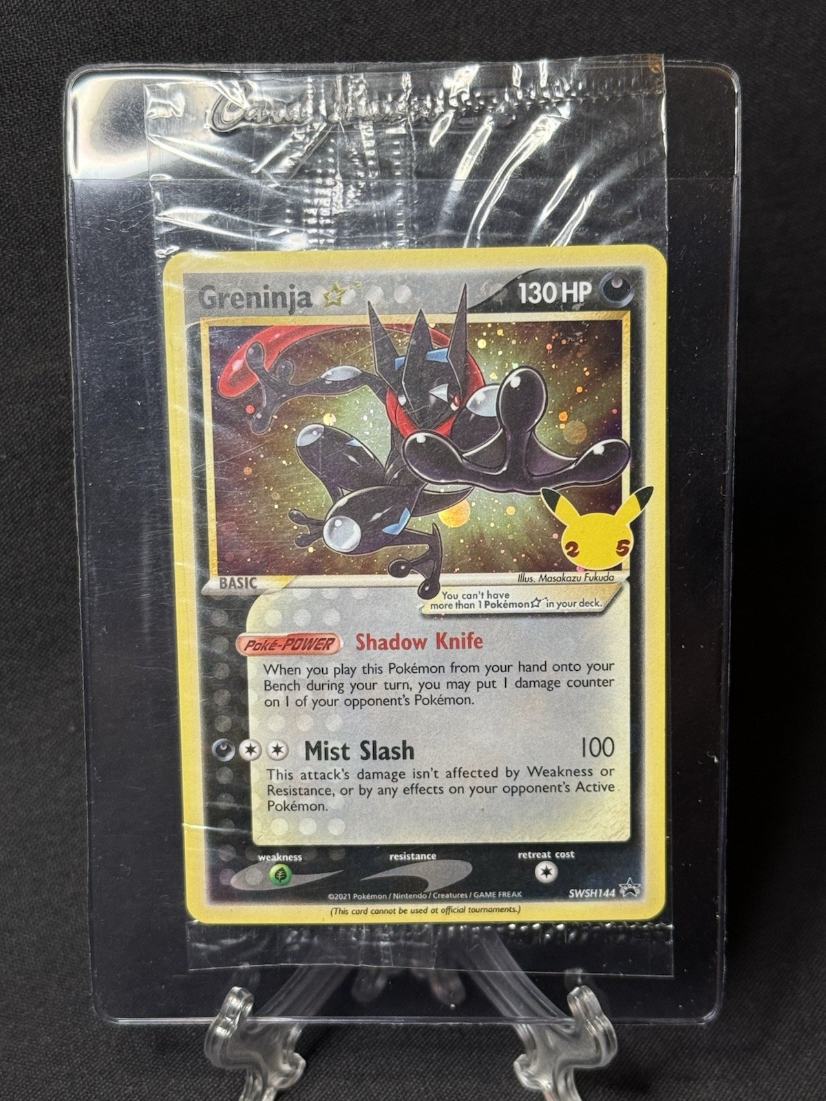 Greninja Gold Star Pokémon Celebrations ETB Promo SWSH144 *SEALED* #1