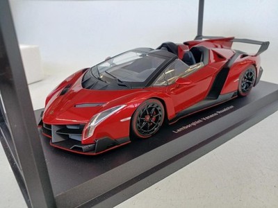 Kyosho 1/18 Lamborghini Veneno Roadster Red Metallic Diecast Model
