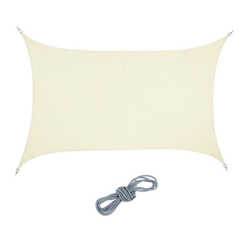 Schattensegel Dreieckig, 4 M Seite – Sonnenschutz Für Garten & Terrasse, Farbe Taupe