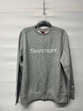 Men’s Slazenger Grey Jumper Size Large Brand New 