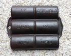 Old Griswold Cast Iron #17  6140 French Roll Muffin Pan Clean