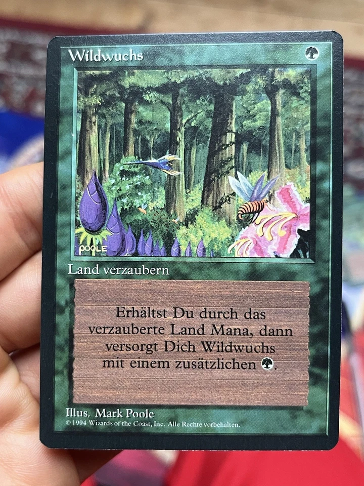 4x German FBB • Wild Growth • NM • Mtg (1754) - Image 2 of 4