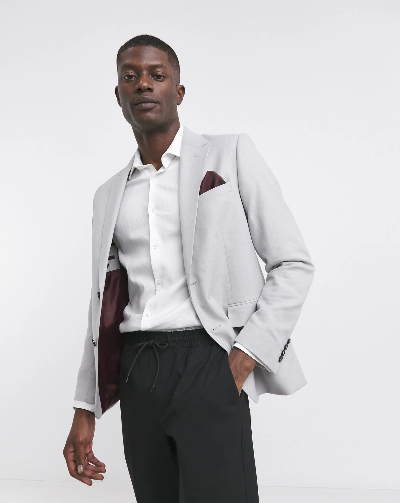 Jacamo Mens Linen Blend Casual Blazer in Grey
Opens in a new window or tab