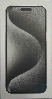 Original Apple Empty Box iPhone 15 Pro Max White Ti (No accessories/No Manual)