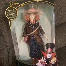 Alice Through The Looking Glass Mad Hatter Doll 2016 Jakks Pacific Disney New