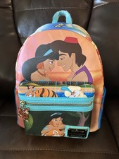 Loungefly Disney Aladdin Multicolor Mini Backpack Princess Jasmine Collectible