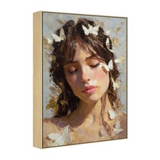 FOLKOR 30x40 Metal Floating Canvas Frame for Coastal Beach Ocean Paintings DIY