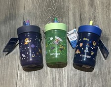 Contigo Kids 14oz Spill-Proof Tumbler w/Straw Color Changing Body Set Of 3 Paw