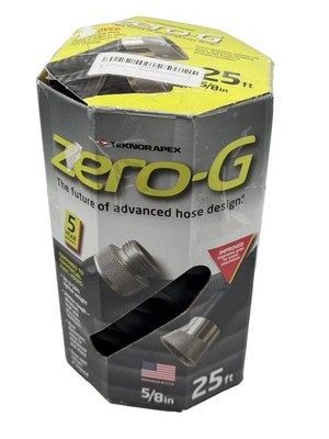 Teknor Apex zero-G 25 ft 5/8 in Anti-Kink Lead Safe Water Hose, Fittings