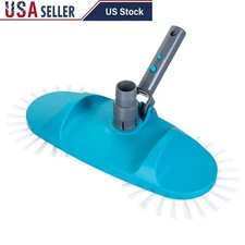 Teal  Pool Vacuum Head with Rotative Brushes for Above-ground in-ground Pools