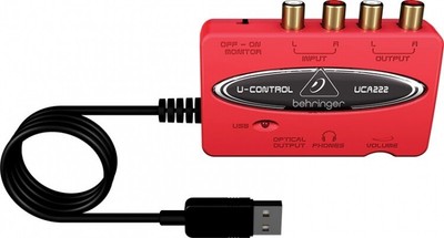 Behringer UCA222 - INTERFACE Audio USB (KOSTENLOSER VERSAND!!)