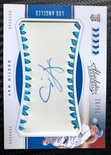 2020 Absolute #131 DUSTIN MAY Rookie Material Signature Light Blue SP /50 RC