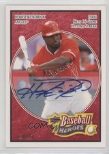 2008 Upper Deck Baseball Heroes Red Auto 10/10 Howie Kendrick #84 Auto k4s
