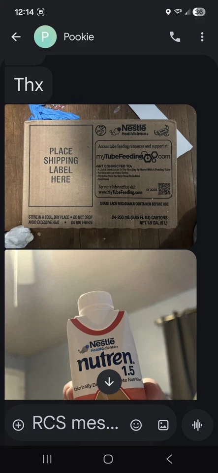 Nestlé Nutren 1.5 Cal Formula 24 sin sabor Exp 12/2026 Foto 2 de 2