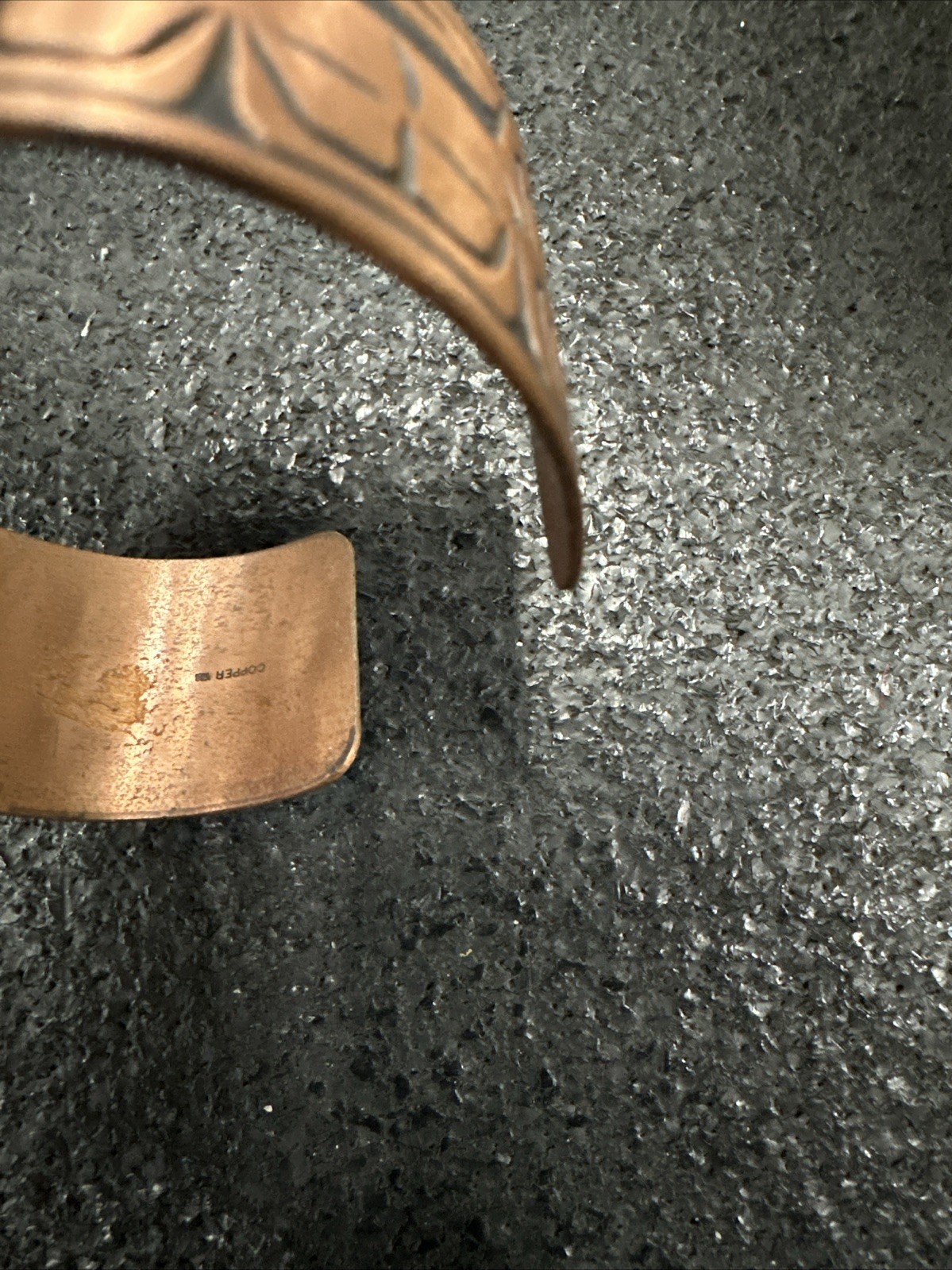 VTG Native American Style Solid Copper Cuff Brace… - image 3