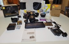 Nikon D5500 Complete Digital Camera kit, 4 lenses and accessories included Mint