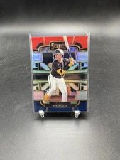 Ethan Salas 2024 Panini Select Concourse #76 Red & Blue Prizm Padres RC