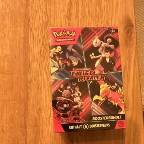 Pokémon Karmesin & Purpur Ewige Rivalen Boosterbundle 6 Packs Deutsch OVP