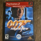 EA Games 007: NightFire PlayStation 2 PS2 Manual Included Shooter T-Teen