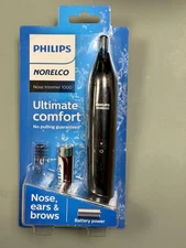 Philips Norelco Ultimate Comfort Nose Trimmer 1000 Battery Powered NT1605/60