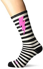 Socks - SockGuy - 8 Wool Crew Lightning S/M C...