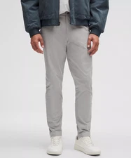 lululemon ABC Slim-Fit 5 Pocket Pant 32L Utilitech Size 32 Seal Grey