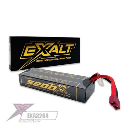 EXA3204  2S/7.4V-5200MAH-50C Lipo Battery Stick w/Deans  Bullets X-Rated