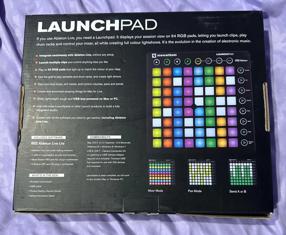 Notation Ableton Launchpad Dj Midi Controller With USB Cable (Tested) - Image 3 of 3