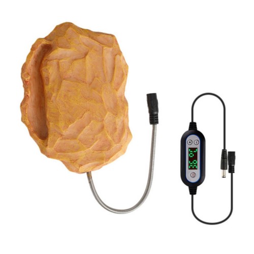 12V Reptile Heating Stone Thermostatic Controlled Heated Reptile ...