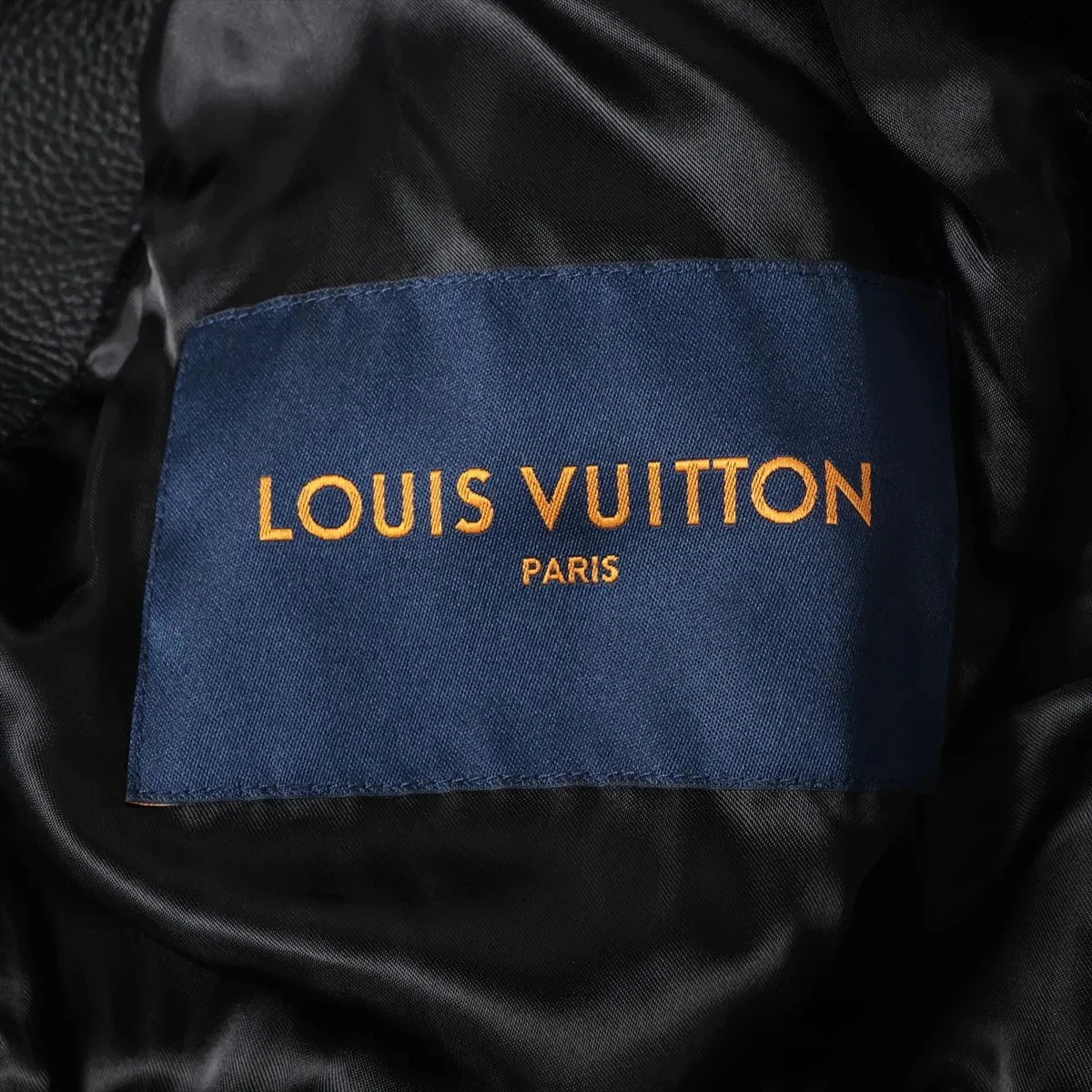 LOUIS VUITTON（LV） Louis Vuitton 22SS Giacca Pelle di Cervo 46 Uomo Nero RM221Q STAPLES EDIO