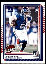 2025 Donruss Rookies &amp; Highlights #91 Jaxson Dart New York Giants