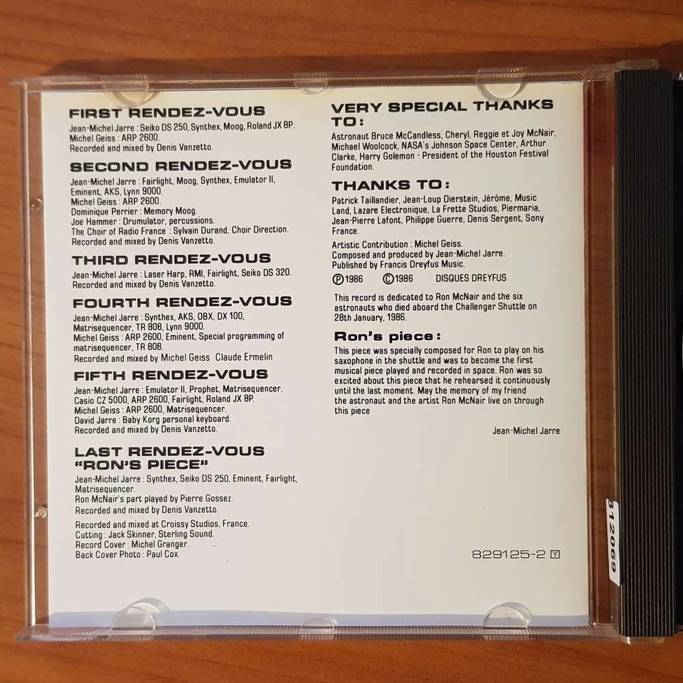 JEAN MICHEL JARRE Rendez-Vous FULL SILVER EX/EX (CD) - Bild 2 von 4