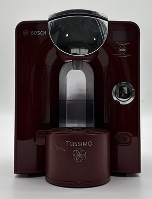 Bosch RED Tassimo Coffee Maker T55 TAS5543UC/02 Single Serve Tested, Works EXC!