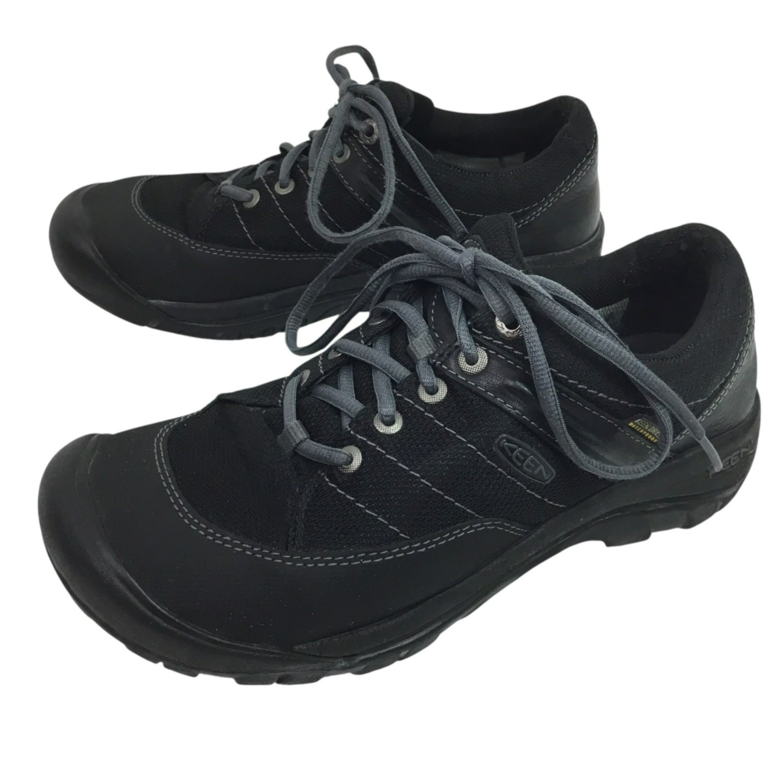 Scarpe da trekking Keen Presidio impermeabili basse in pizzo nere donna 9