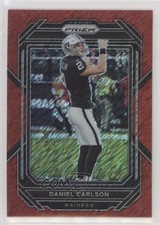 2022 Panini Prizm Red Shimmer Prizm 7/35 Daniel Carlson #175 0yq9