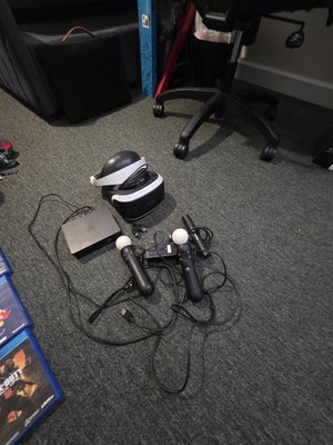 Sony PlayStation VR Headset w/ Controllers, Games