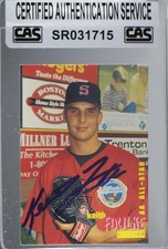 CAS Certified 1996 Best AA All-Stars Keith Foulke #55 Sealed Auto 3c7